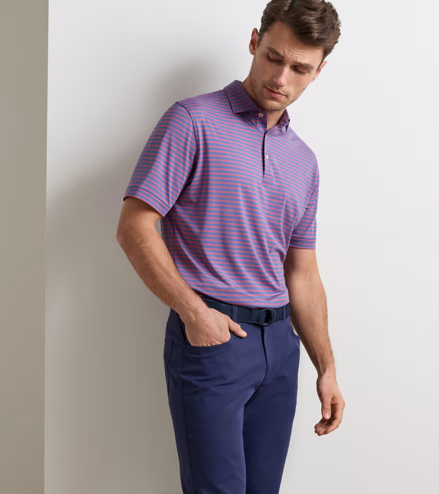 RAWLINS PERFORMANCE JERSEY POLO BALI BLUE