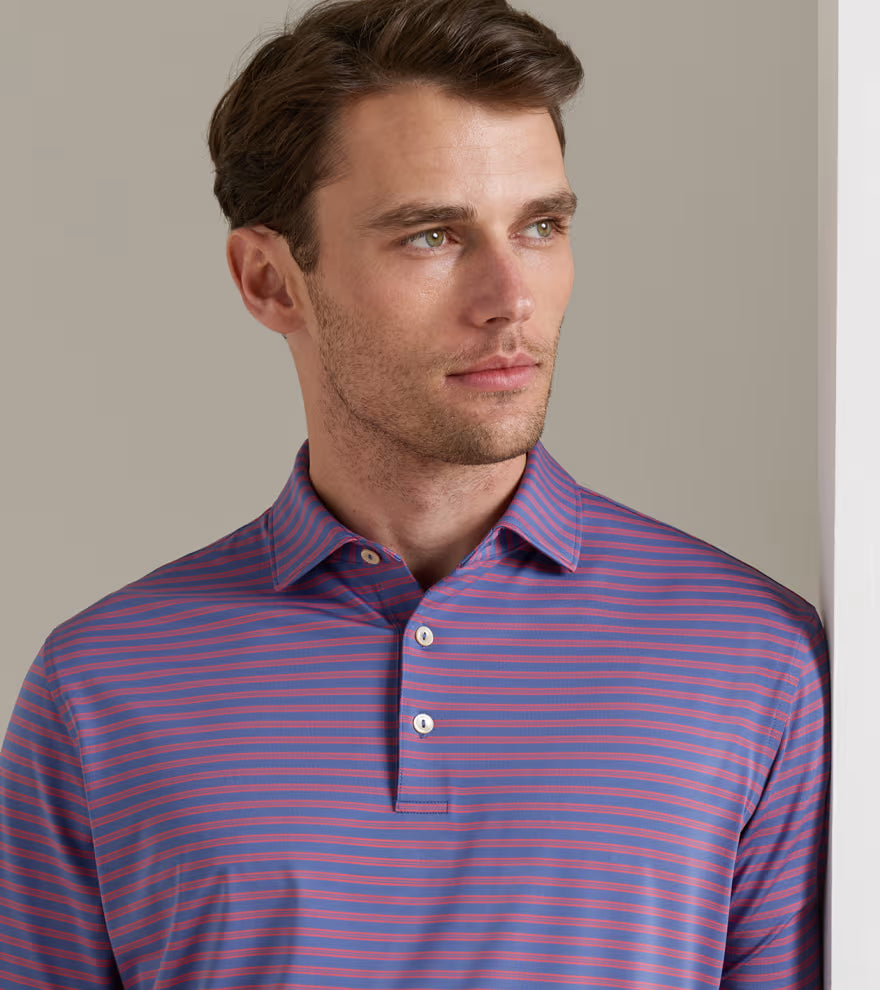 RAWLINS PERFORMANCE JERSEY POLO BALI BLUE