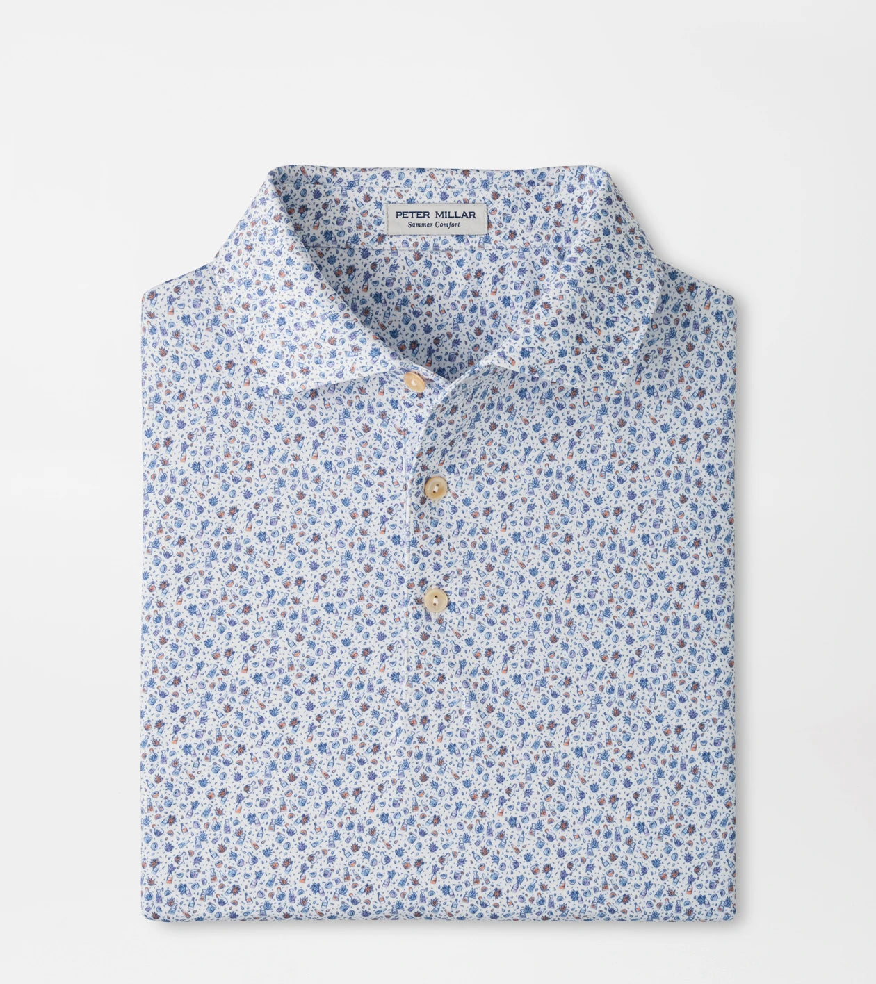 RANCH WATER PERFORMANCE JERSEY POLO WHITE
