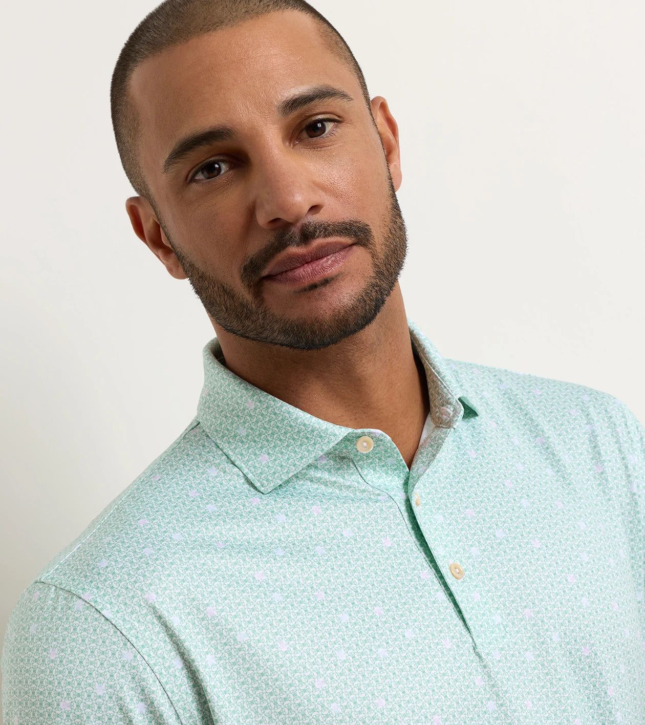 SKULL IT PERFORMANCE JERSEY POLO WHITE
