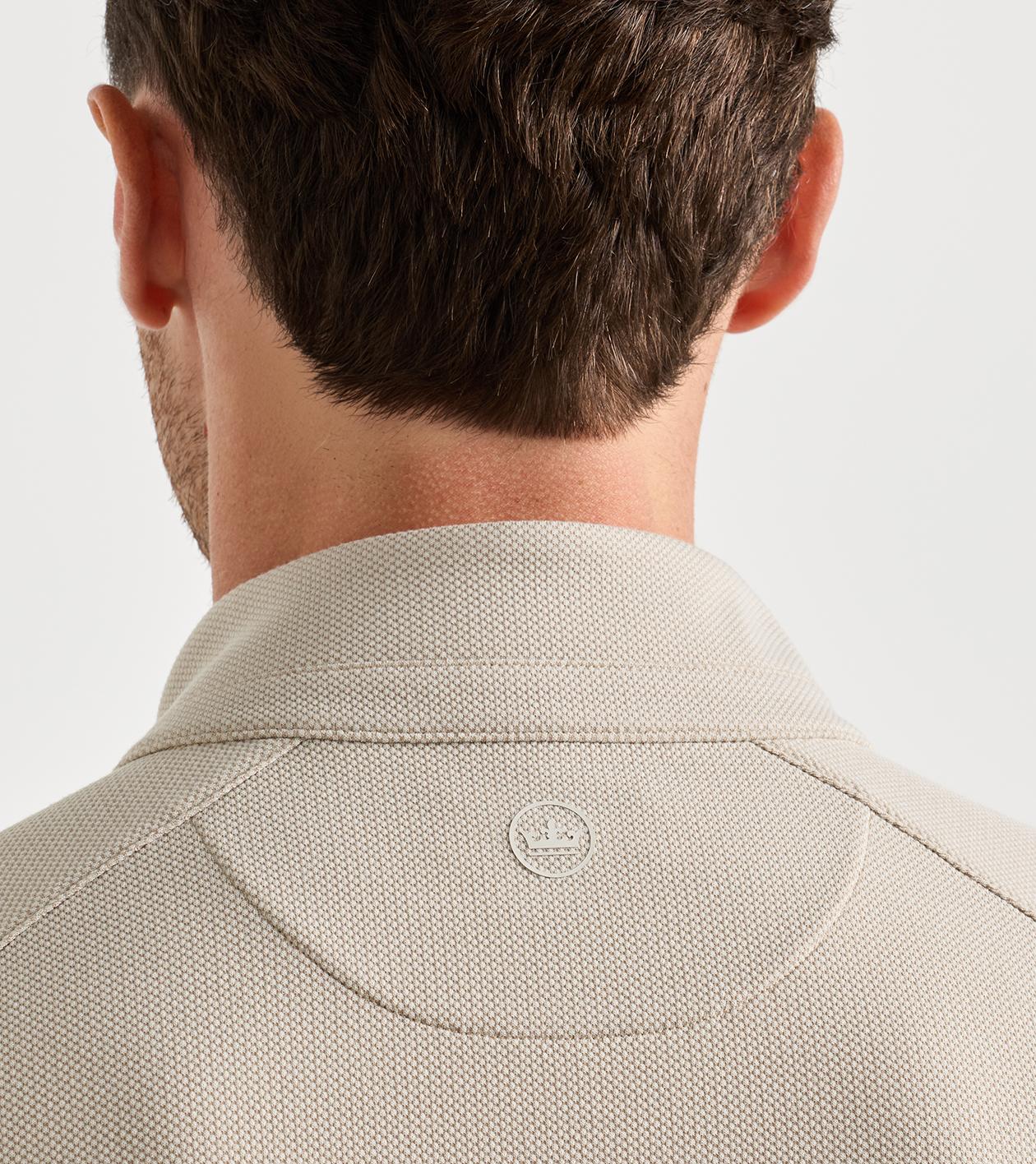 Cradle Piqué Performance Quarter-Zip Khaki