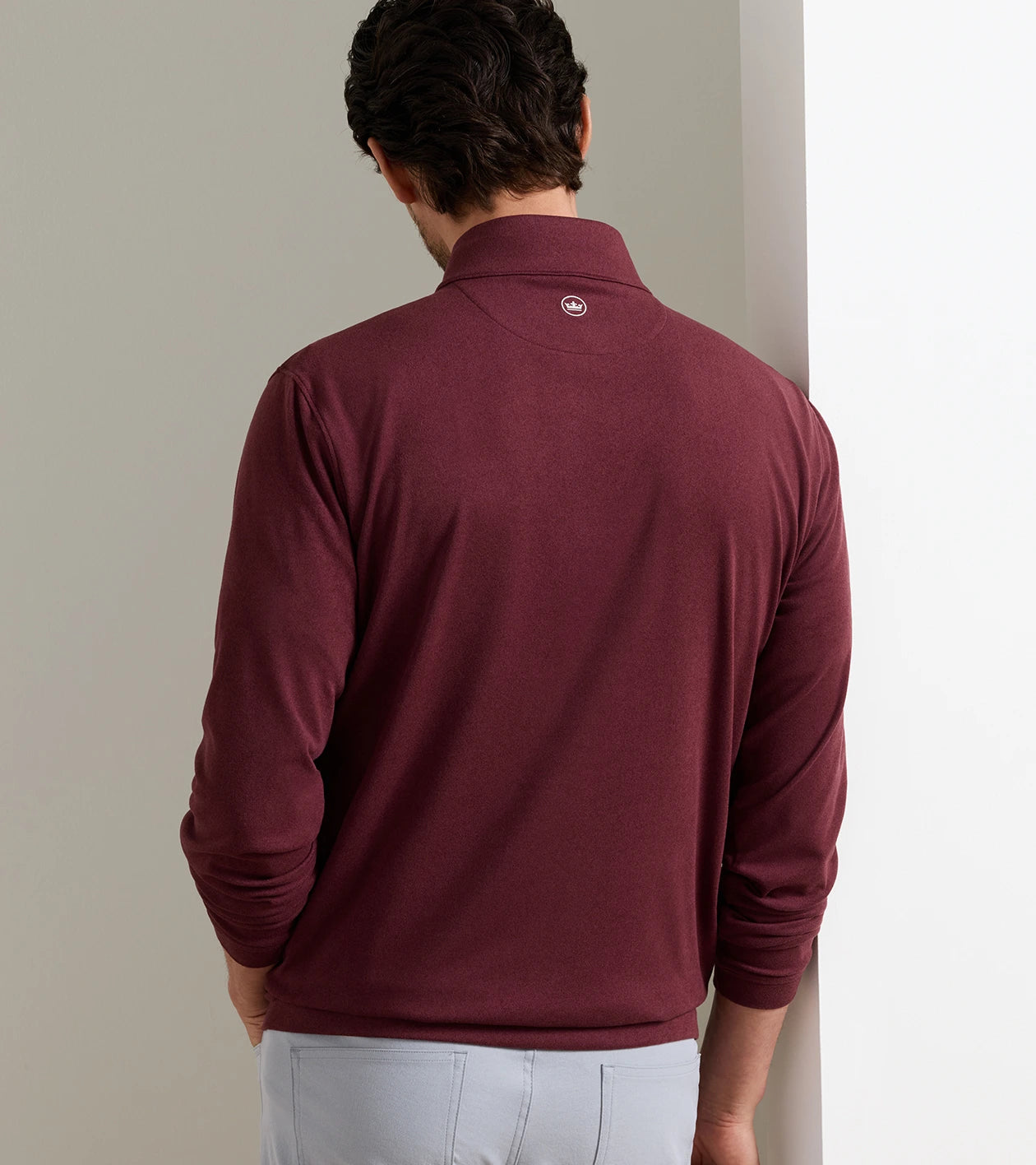Ardent Air Performance Quarter-Zip BORDEAUX