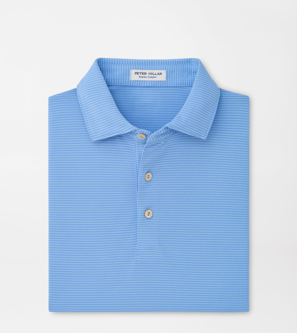 Candor Performance Mesh Polo Estate Blue
