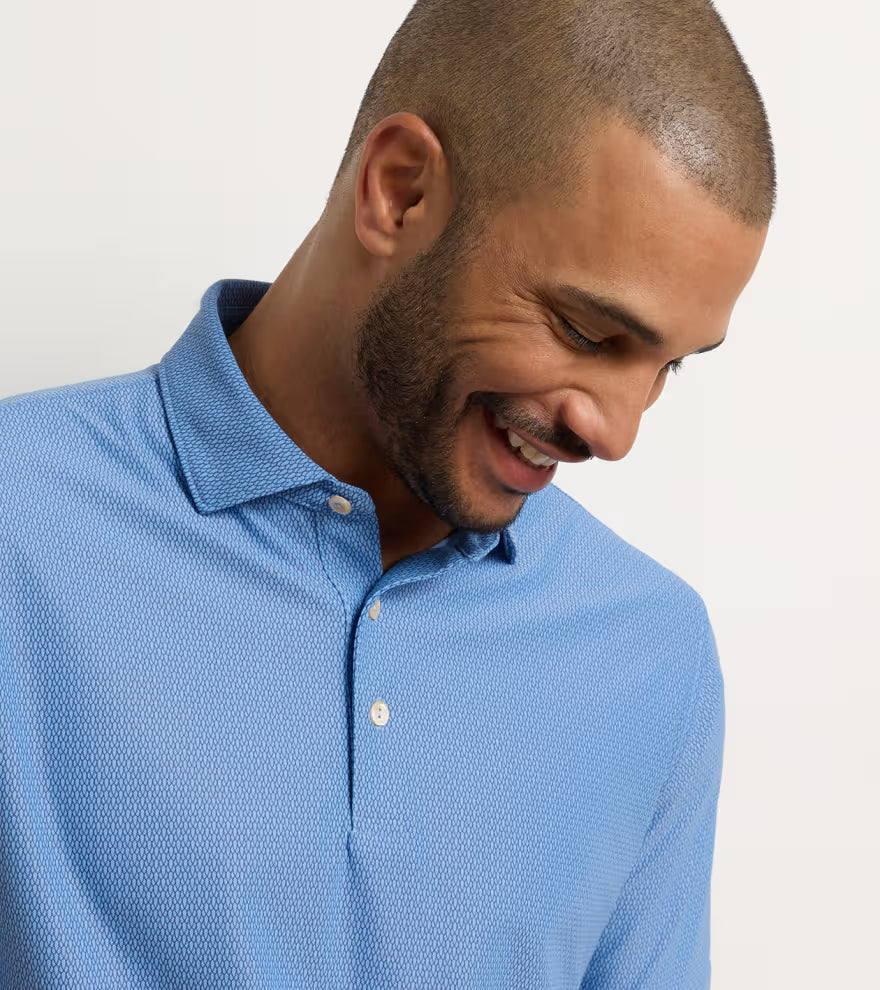 Currituck Performance Mesh Polo Cottage Blue