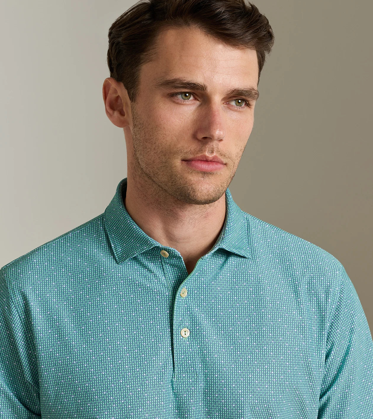 Dirty Martini Performance Mesh Polo Fresh Mint
