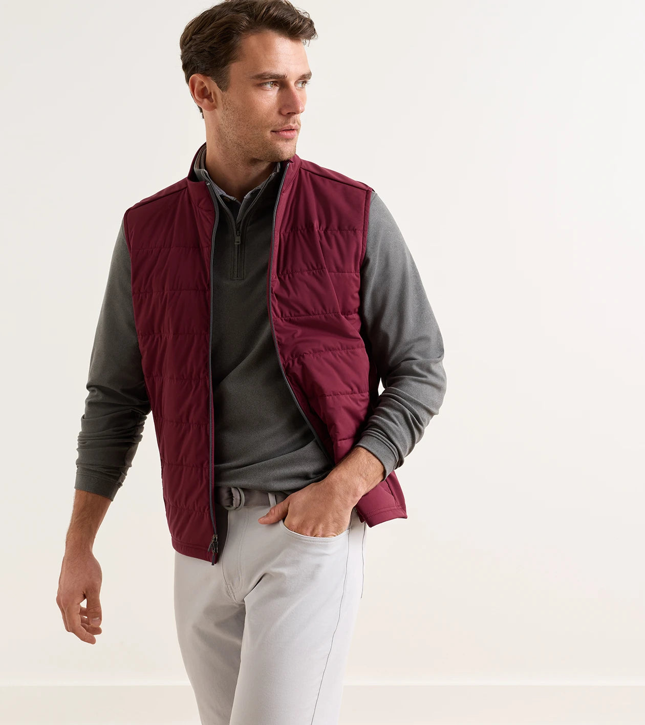 Fuse Hybrid Vest Bordeaux