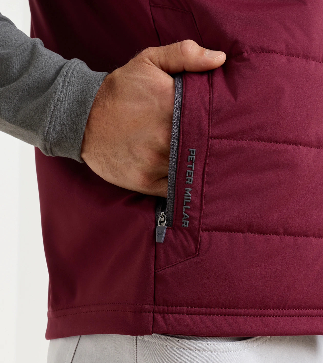 Fuse Hybrid Vest Bordeaux