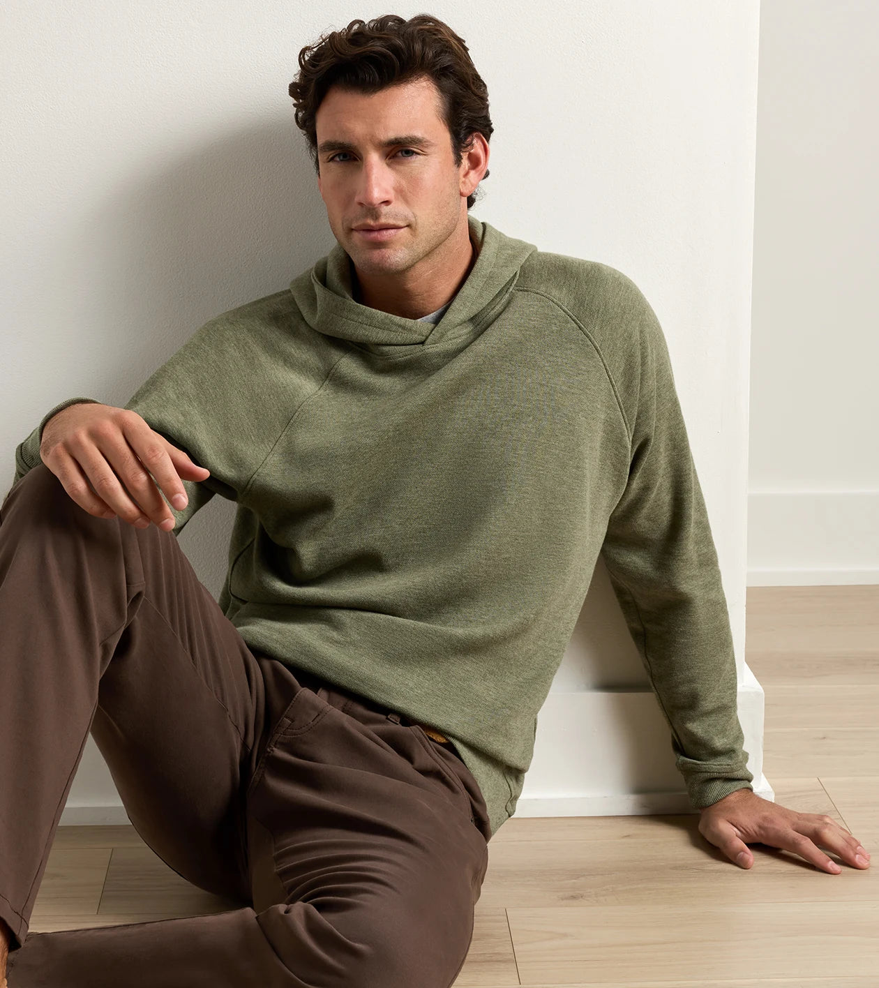 Crown Comfort Knit Hoodie Fatigue