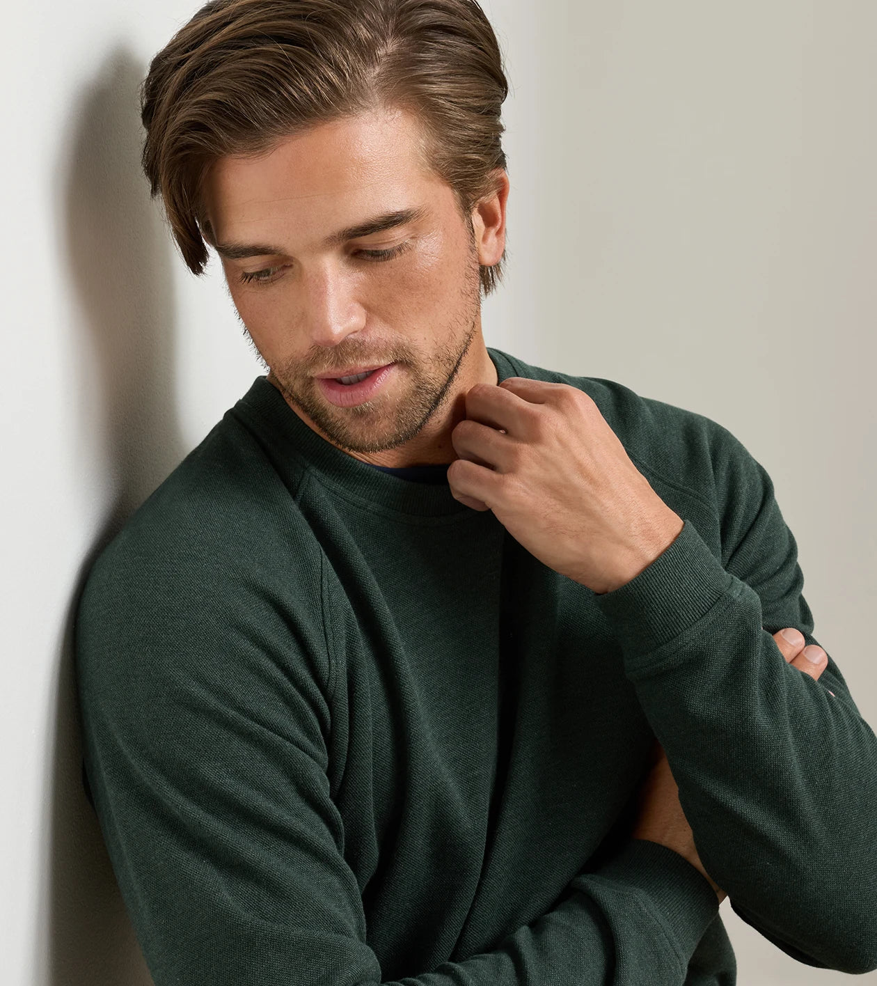 Crown Comfort Knit Crew Pine Brook