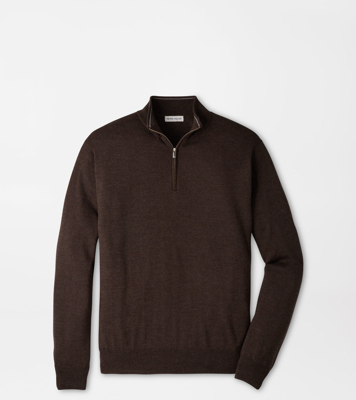 Autumn Crest Suede Trim Quarter-Zip French Press