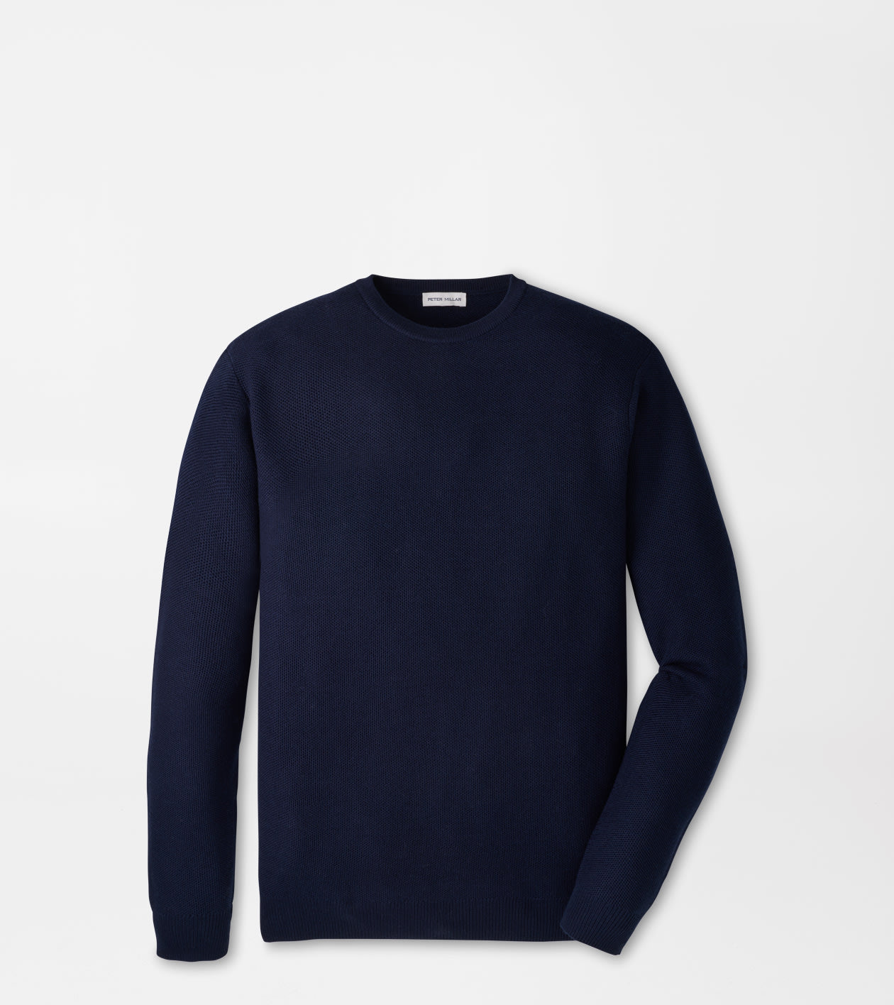 Autumn Crest Honeycomb Crewneck Sweater NAVY
