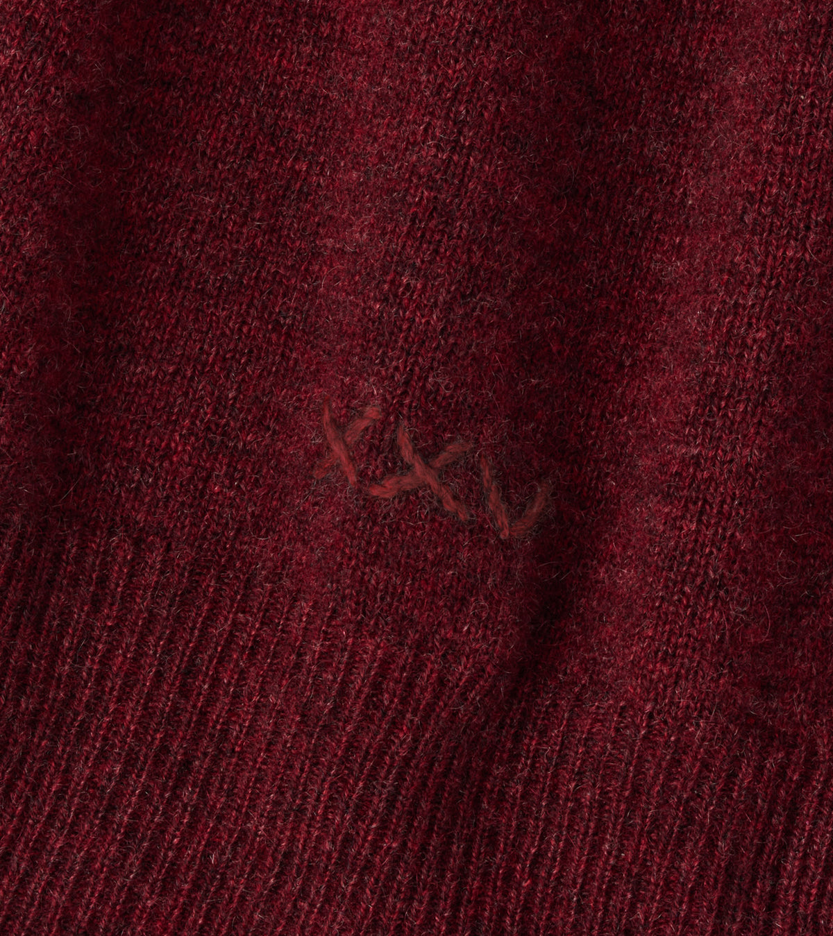 25th Anniversary Cashmere Quarter-Zip Sweater Bordeaux