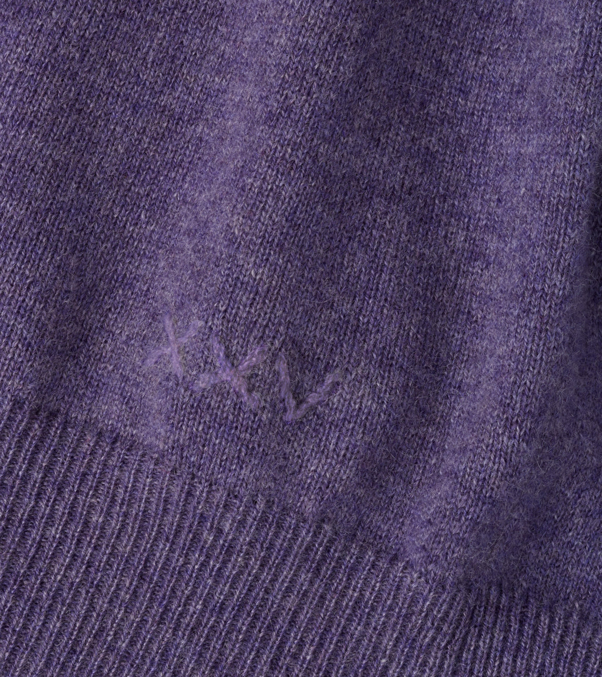 25th Anniversary Cashmere Quarter-Zip Sweater Purple Fig