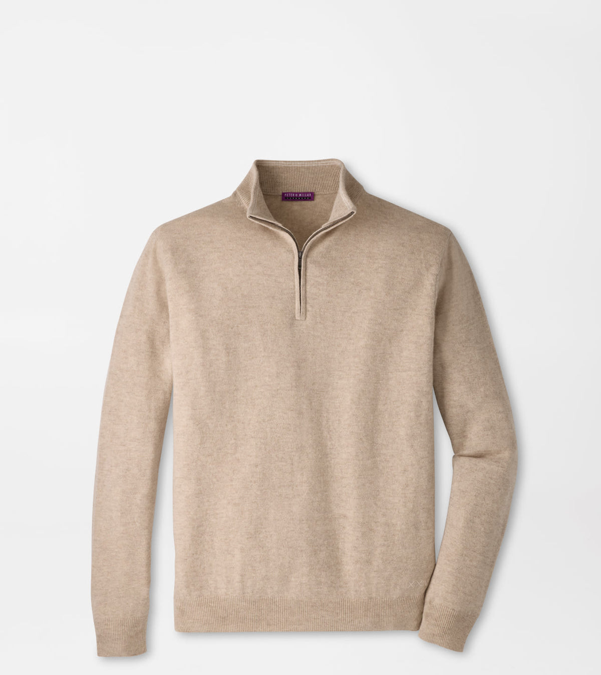 25th Anniversary Cashmere Quarter-Zip Sweater Tumbleweed