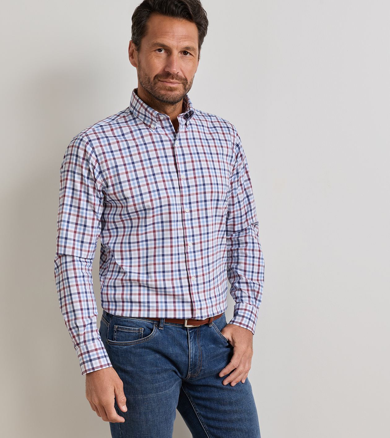 Elliot Crown Lite Cotton-Stretch Sport Shirt Lakeside