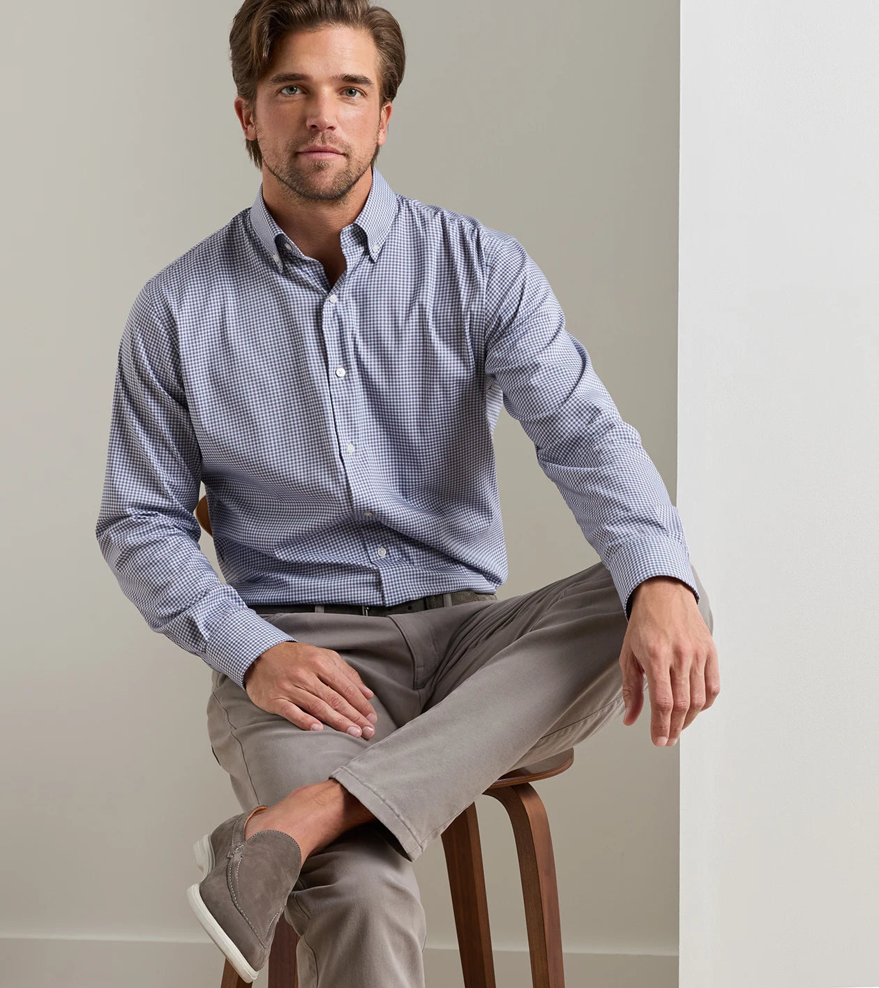 Gregory Performance Twill Sport Shirt PURPLE FIG