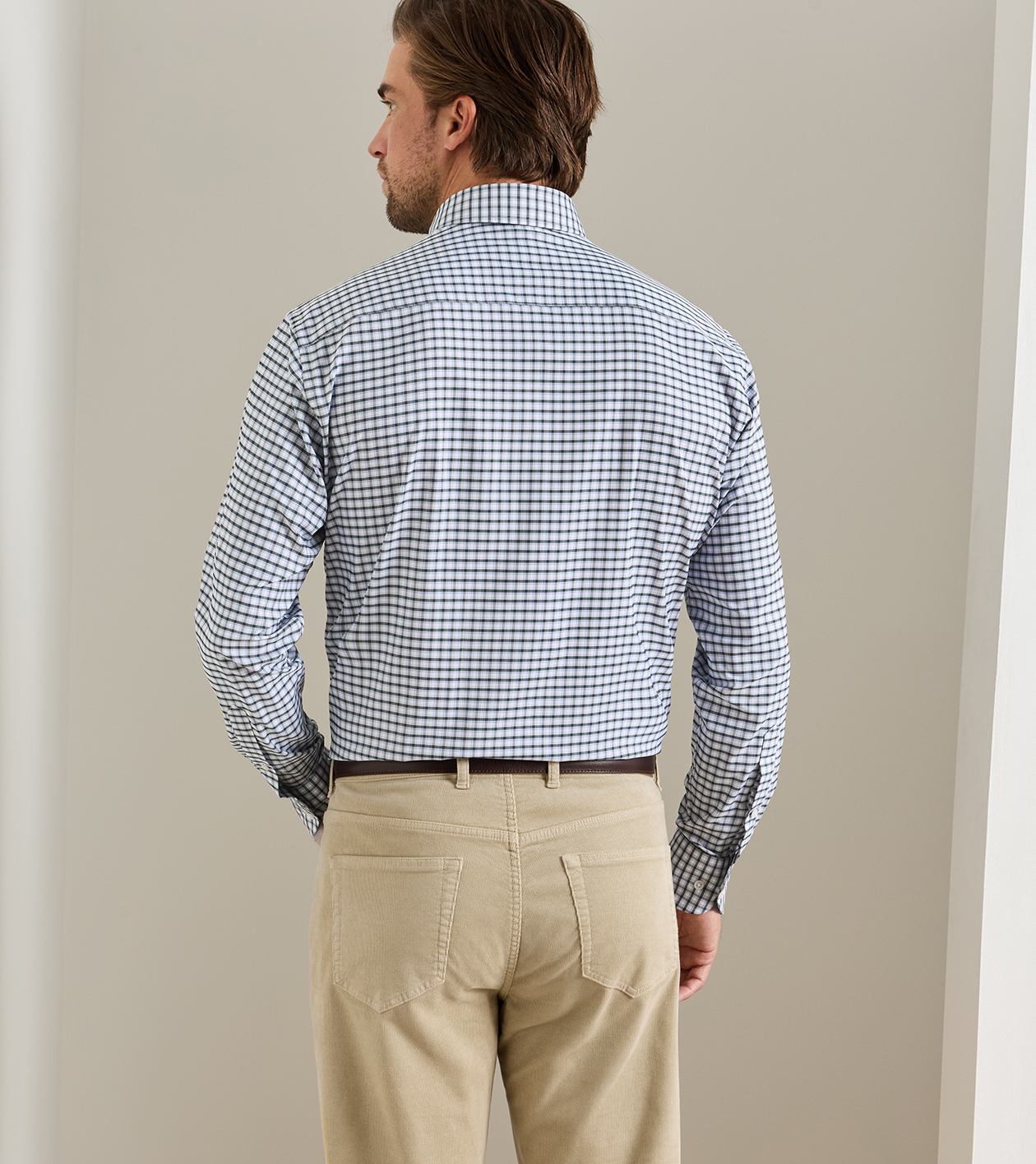 Charles Performance Twill Sport Shirt Pine Brook