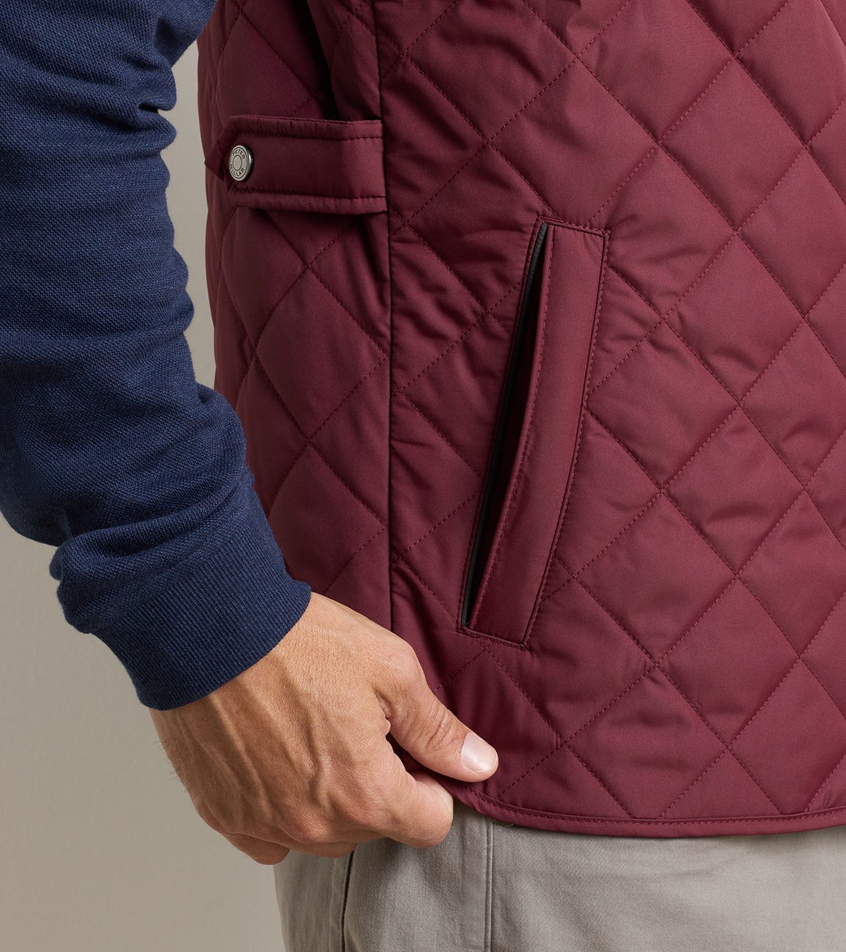 Essex Vest Bordeaux