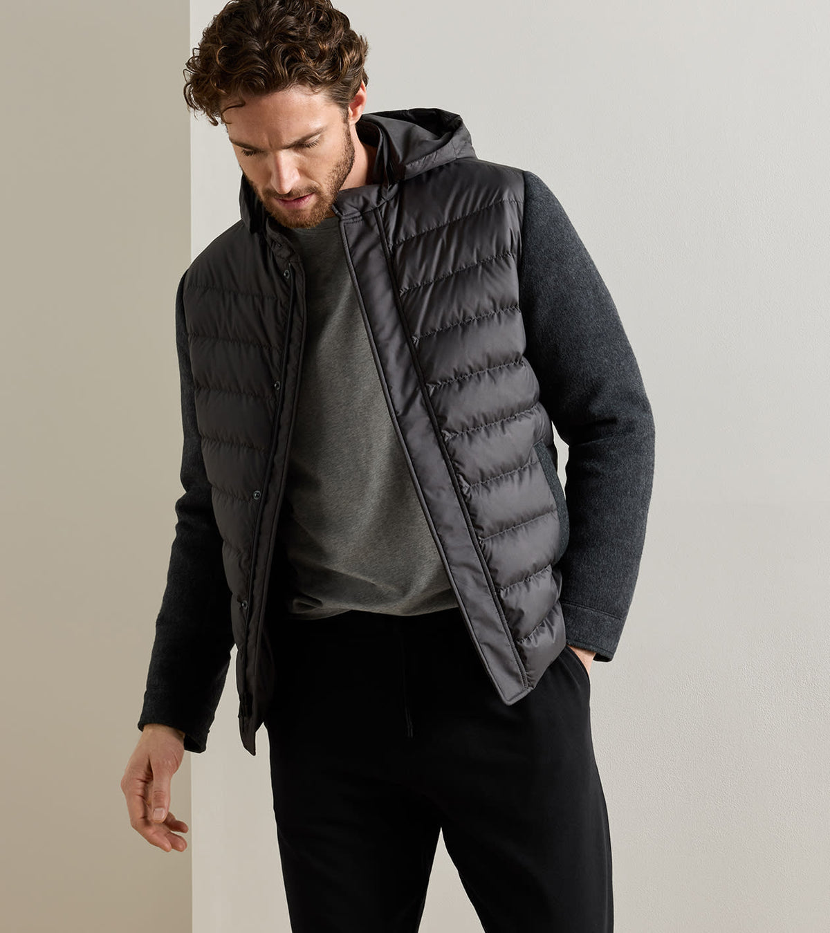 Crown Flex Merino Hybrid Jacket Iridium