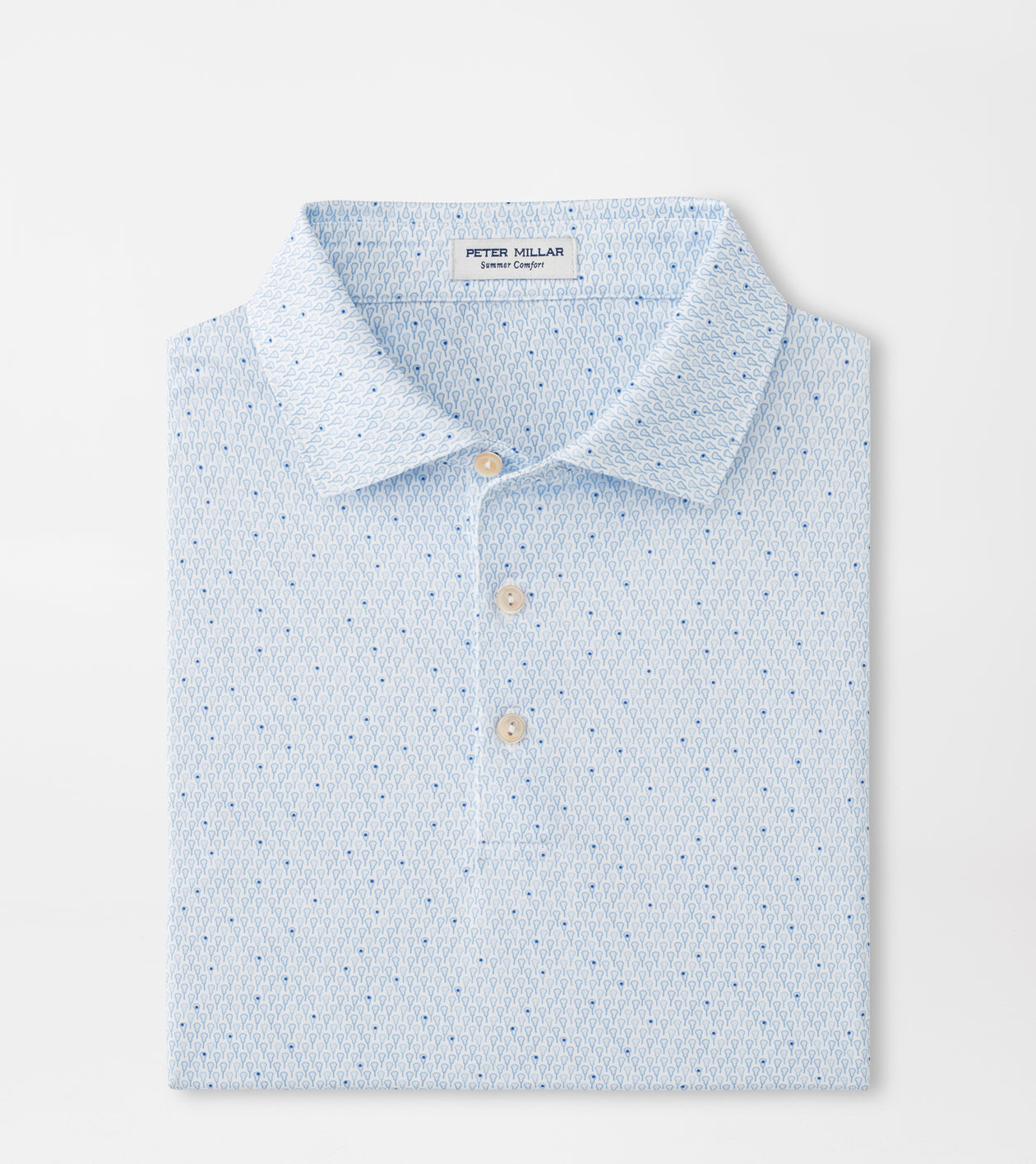 LACROSSE PERFORMANCE JERSEY POLO WHITE