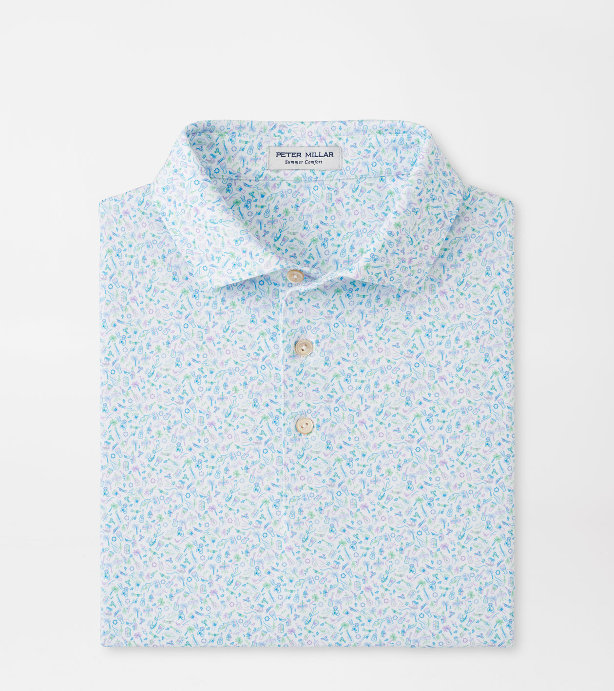 CASTELLINA PERFORMANCE JERSEY POLO WHITE
