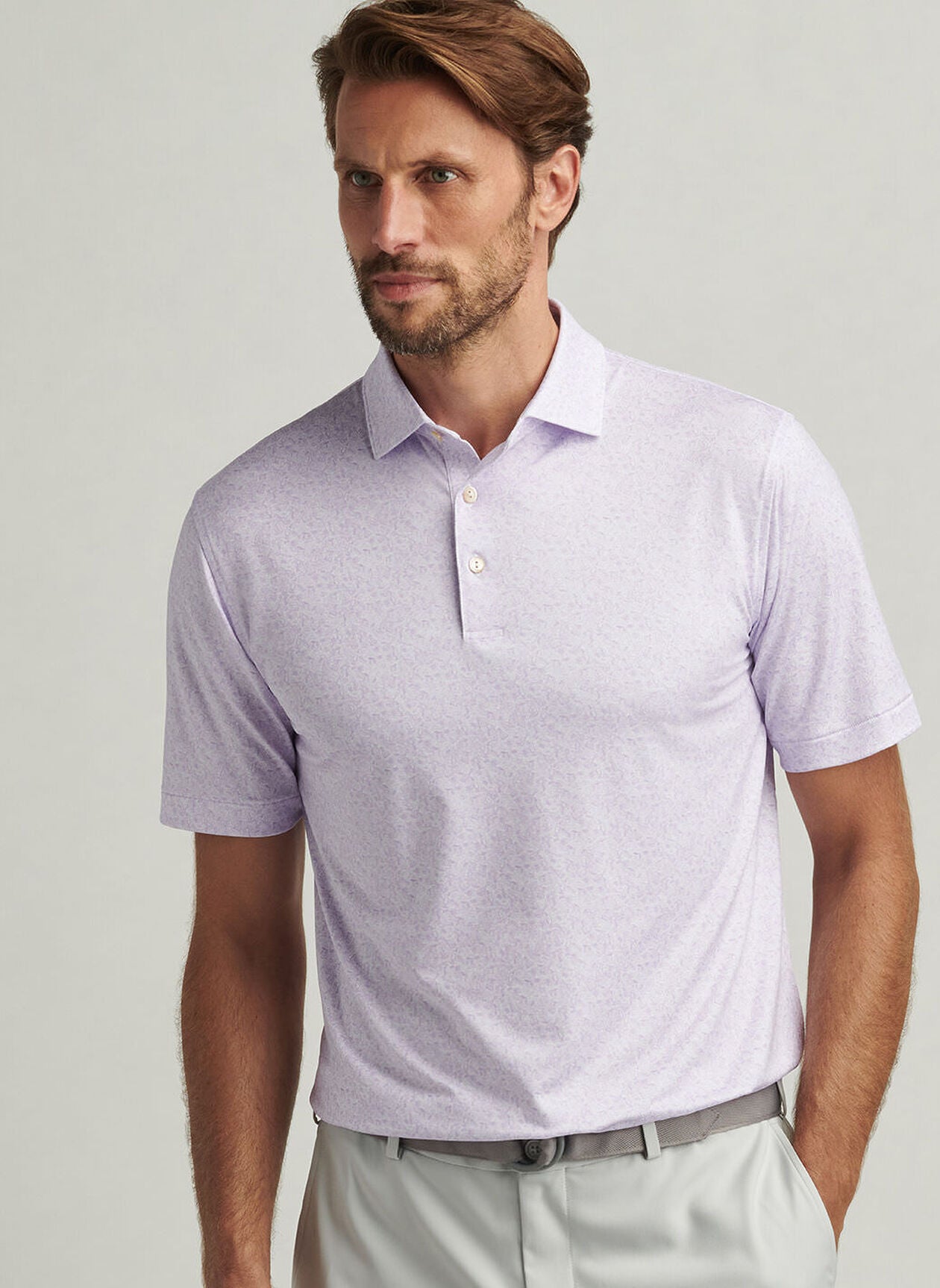 GETAWAY PERFORMANCE JERSEY POLO WHITE