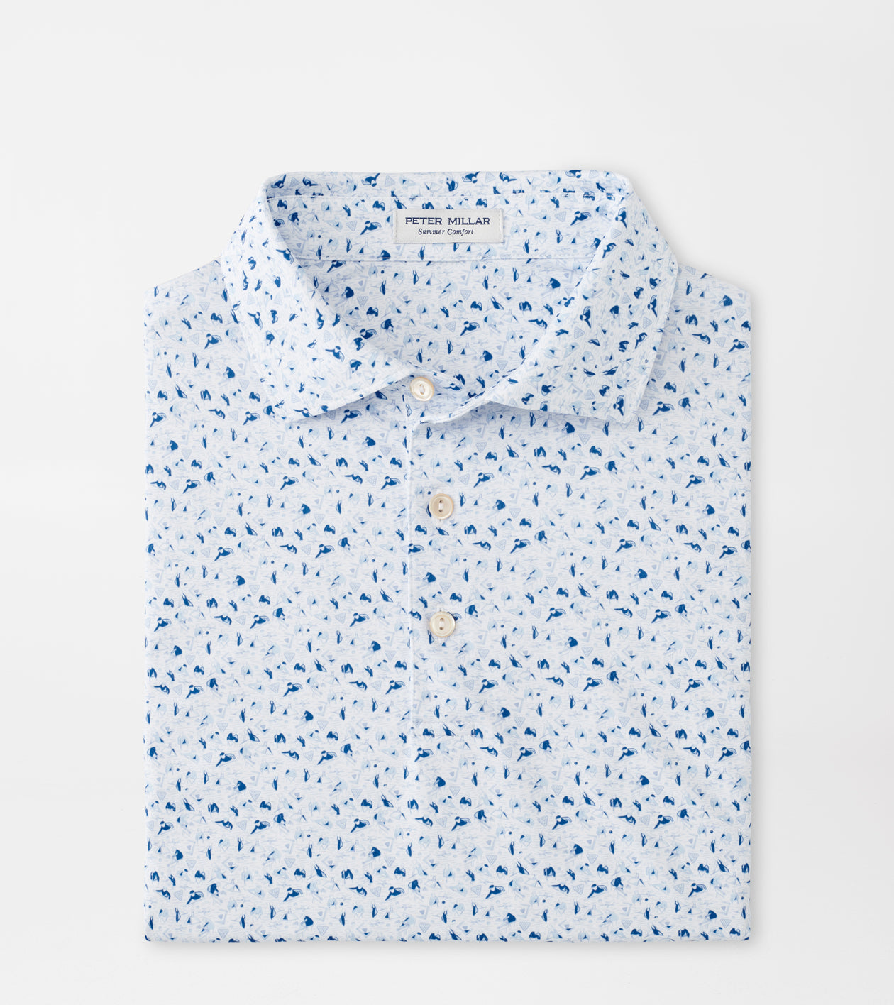 STRAIGHT SHOOTER PERFORMANCE JERSEY POLO WHITE