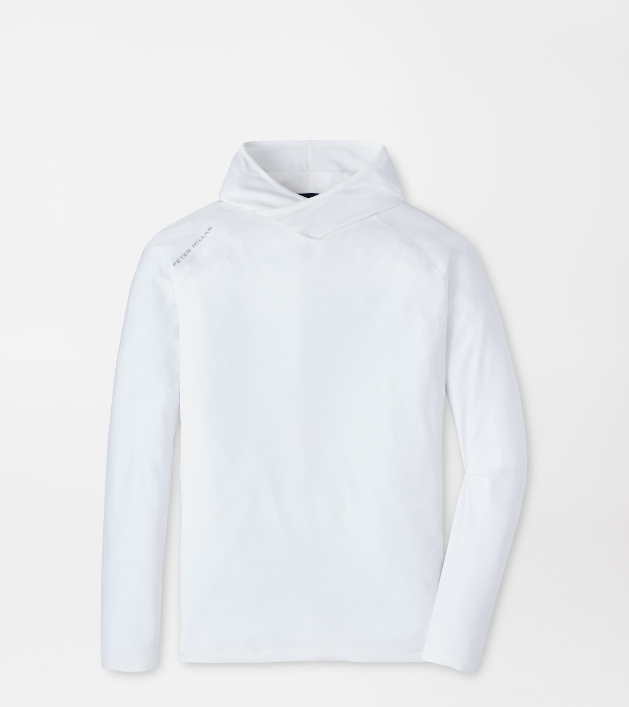 AURORA PERFORMANCE T-SHIRT HOODIE WHITE