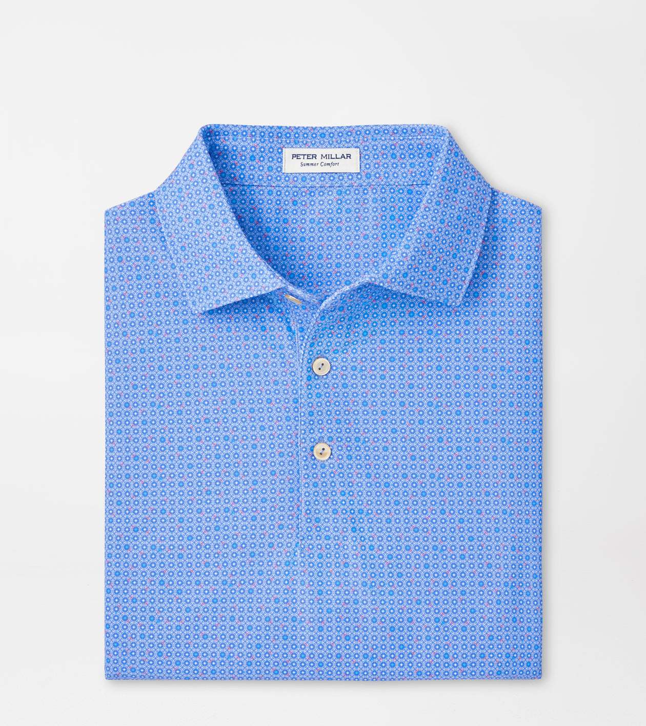 CASA NOVA PERFORMANCE MESH POLO BLUE SEA