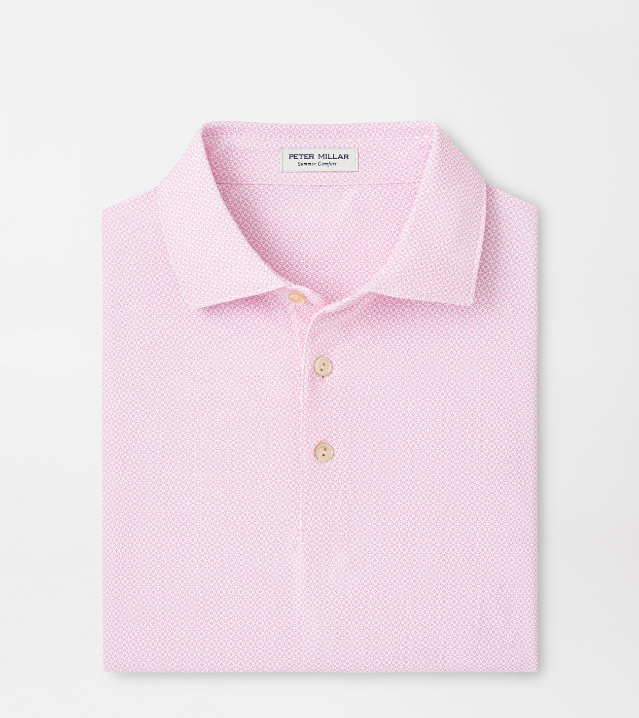 GALIZA PERFORMANCE MESH POLO PINK VALE