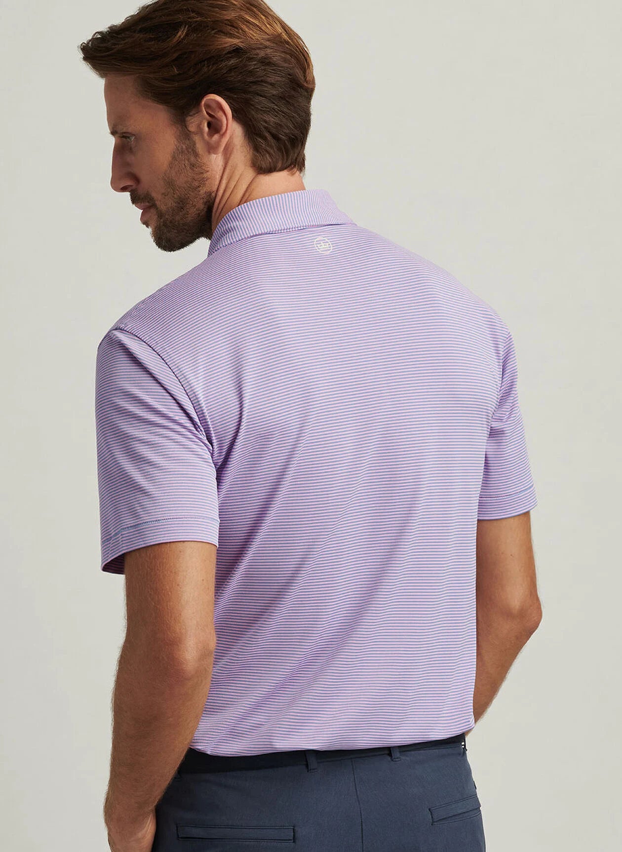 CANDOR PERFORMANCE MESH POLO BLUE SEA