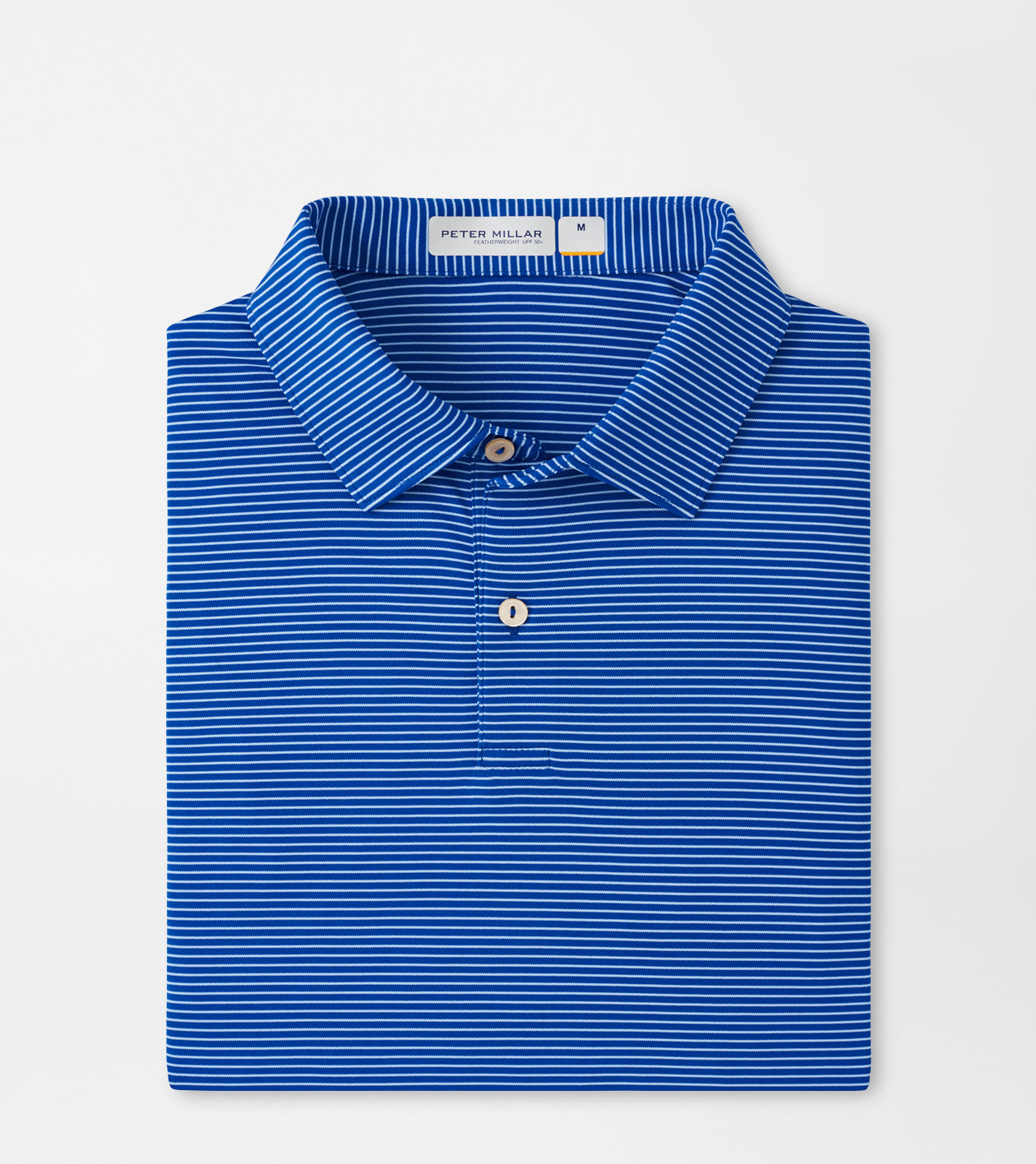 FEATHERWEIGHT STRIPE POLO TIDE