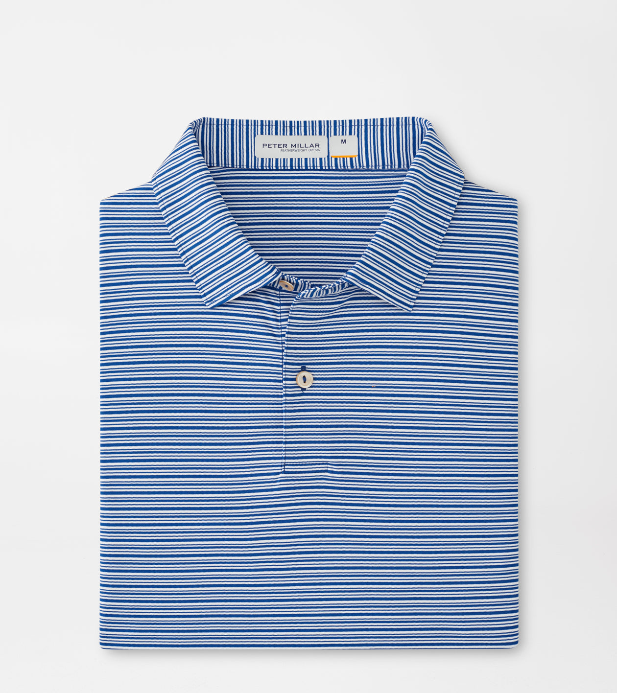 FEATHERWEIGHT PAYNE STRIPE POLO TIDE