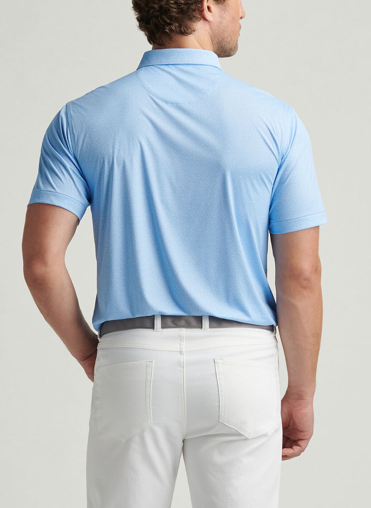 FEATHERWEIGHT NAUTICAL KNOTS POLO COTTAGE BLUE