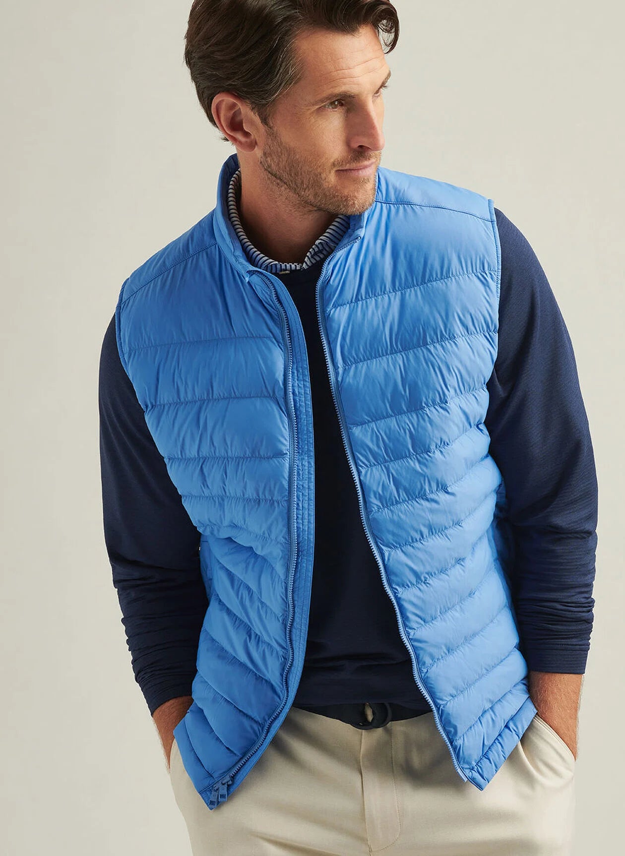 ALL COURSE VEST BLUE SEA