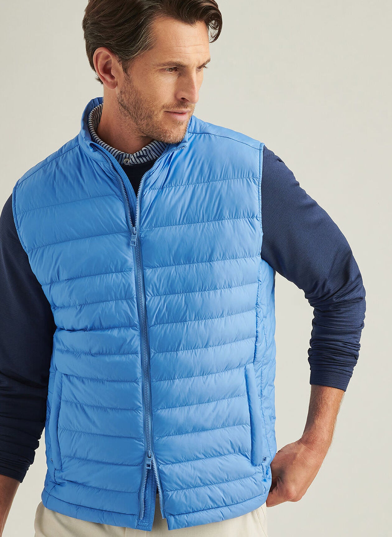 ALL COURSE VEST BLUE SEA