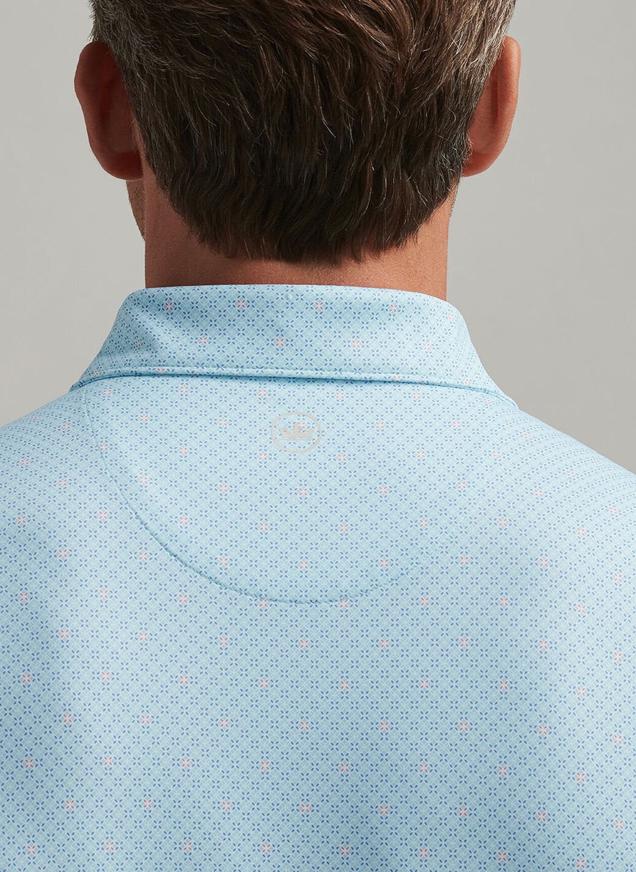BICKETT PERFORMANCE JERSEY POLO BLUE SPRUCE
