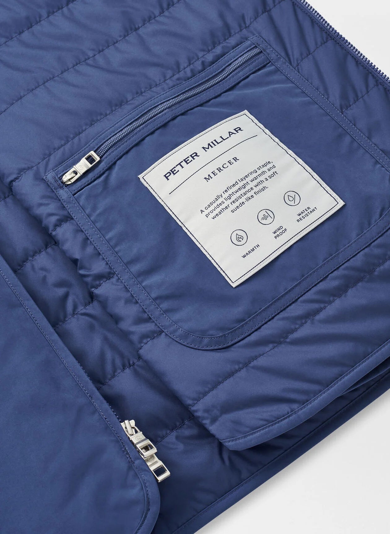 MERCER VEST AZURITE