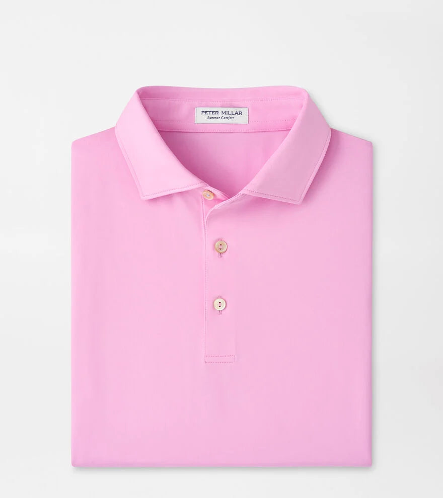 Solid Performance Jersey Polo Pink Parfait