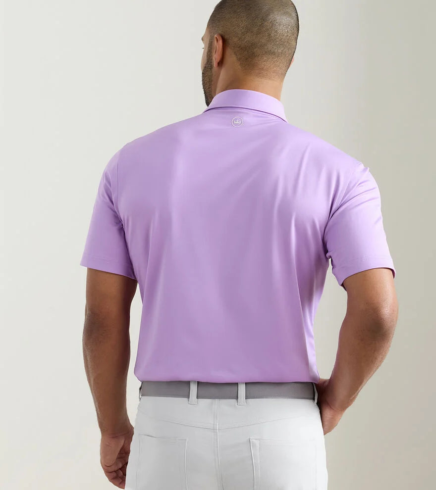 Solid Performance Jersey Polo Purple Iris