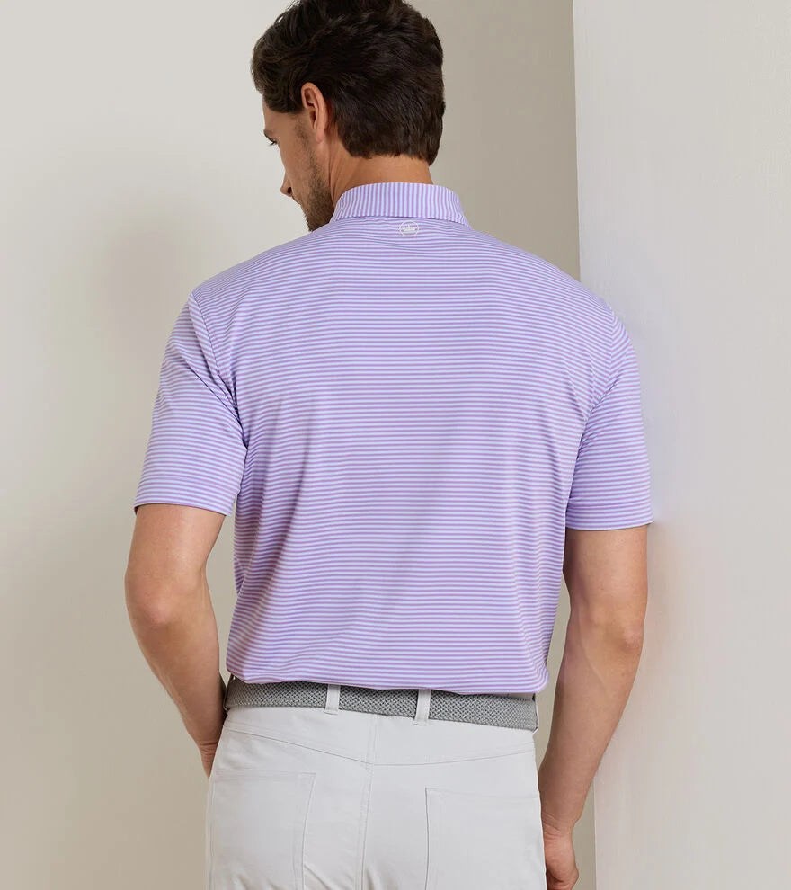 Hales Performance Jersey Polo Purple Iris