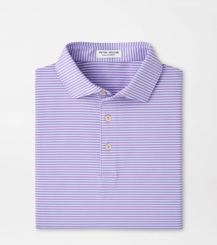Hales Performance Jersey Polo Purple Iris