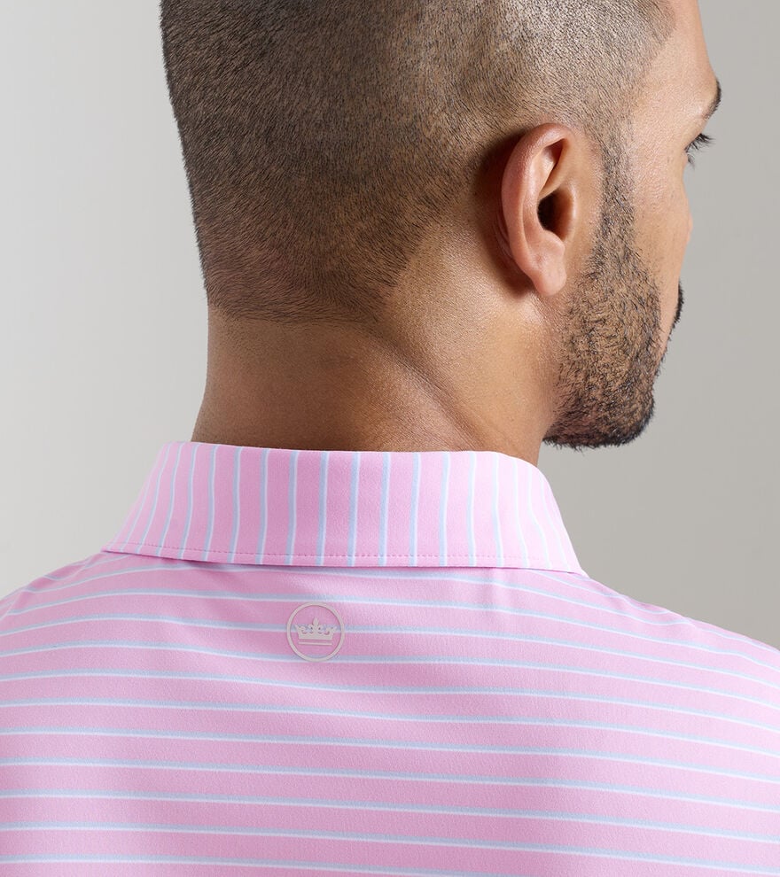 Dunnes Performance Jersey Polo Pink Parfait