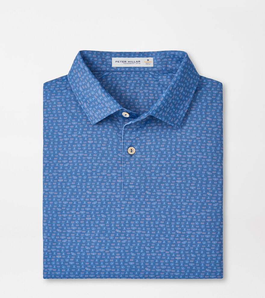 Featherweight Flights Performance Polo Windsor Blue