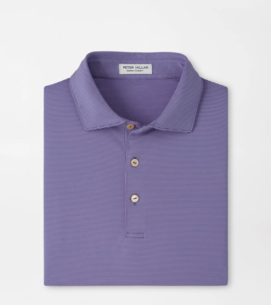 Jubilee Performance Polo White/Blue Lapis