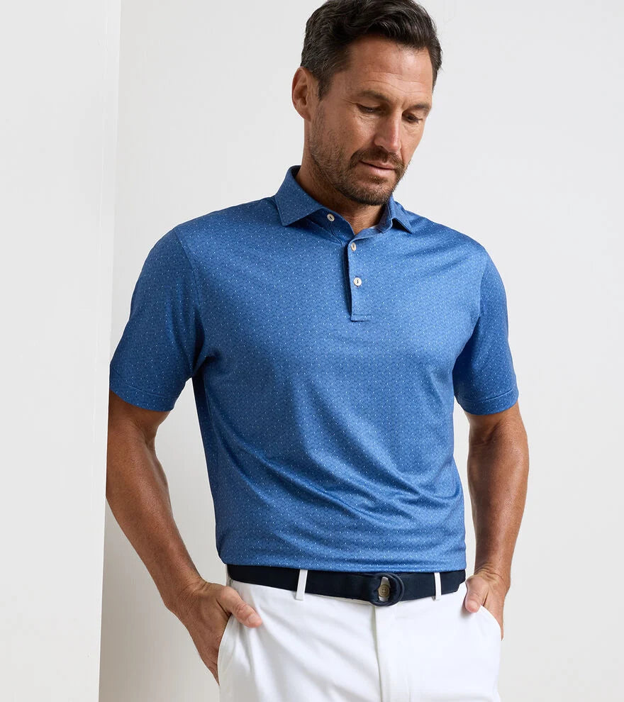 Negroni Performance Jersey Polo Windsor Blue