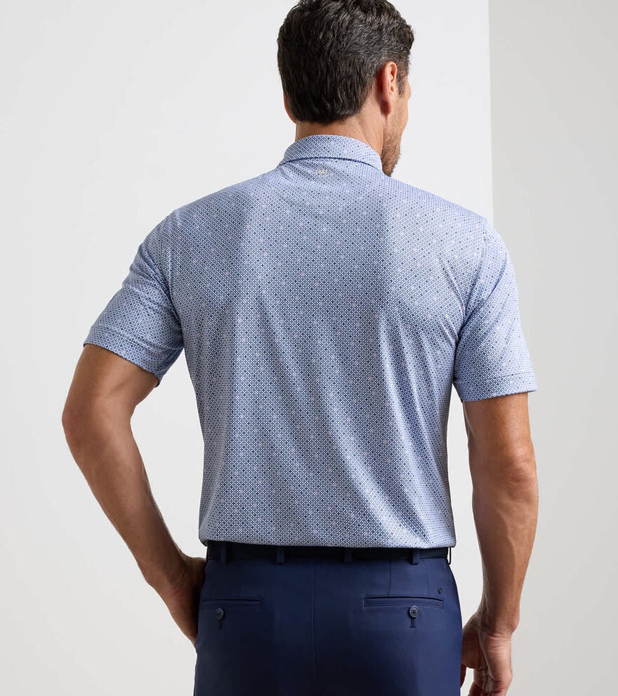 Barrier Performance Jersey Polo White