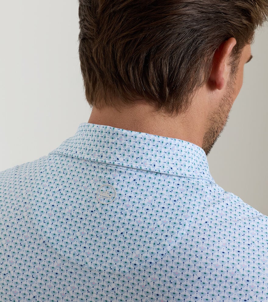 Flock Performance Jersey Polo White