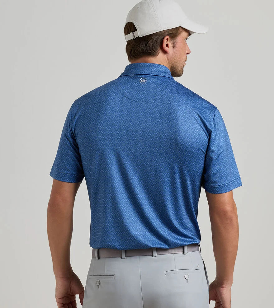 Pole Position Performance Jersey Polo Windsor Blue
