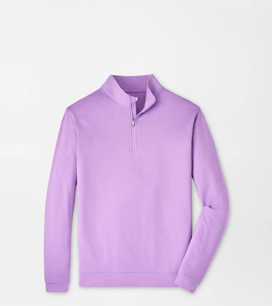 Perth Mélange Performance Quarter-Zip Purple Iris